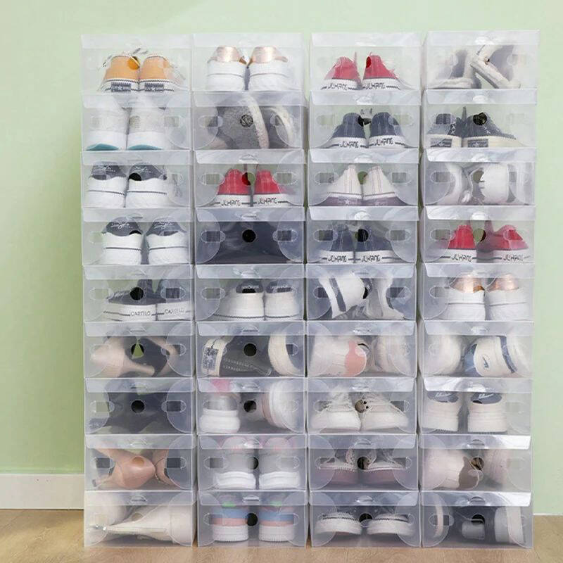 Shoe Box Display - Portable Shoe Box 3pcs/6pcs/12pcs/24 Pcs Foldable