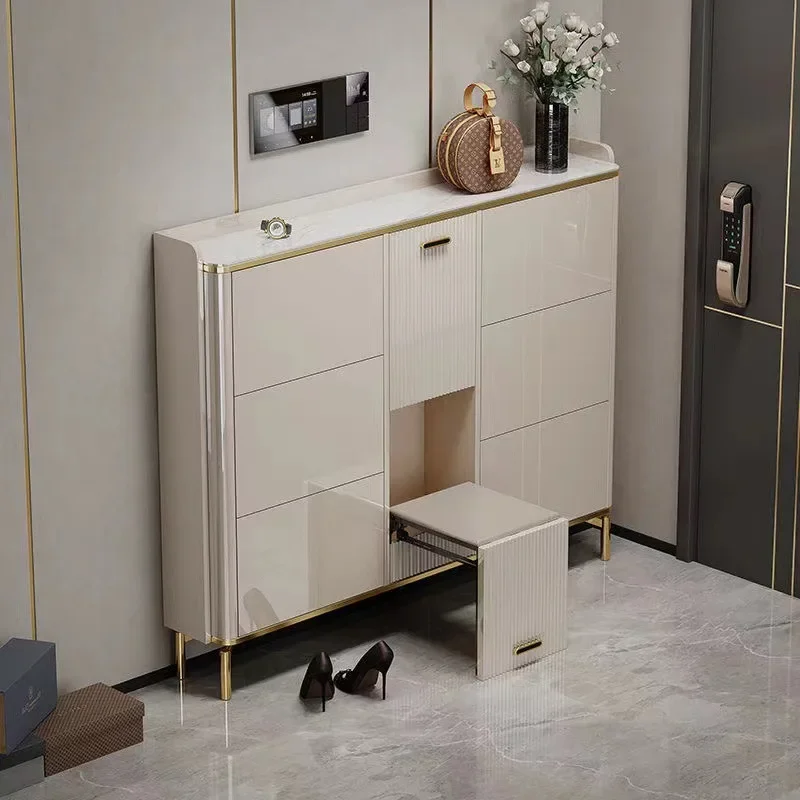 Shoe Box Display - Entrance Hall Shoe Rack Box Stand