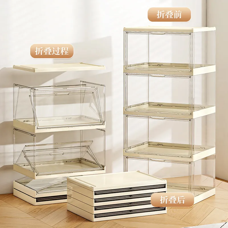 Transparent Acrylic Folding Sh - Shoe Box Display recension och pris