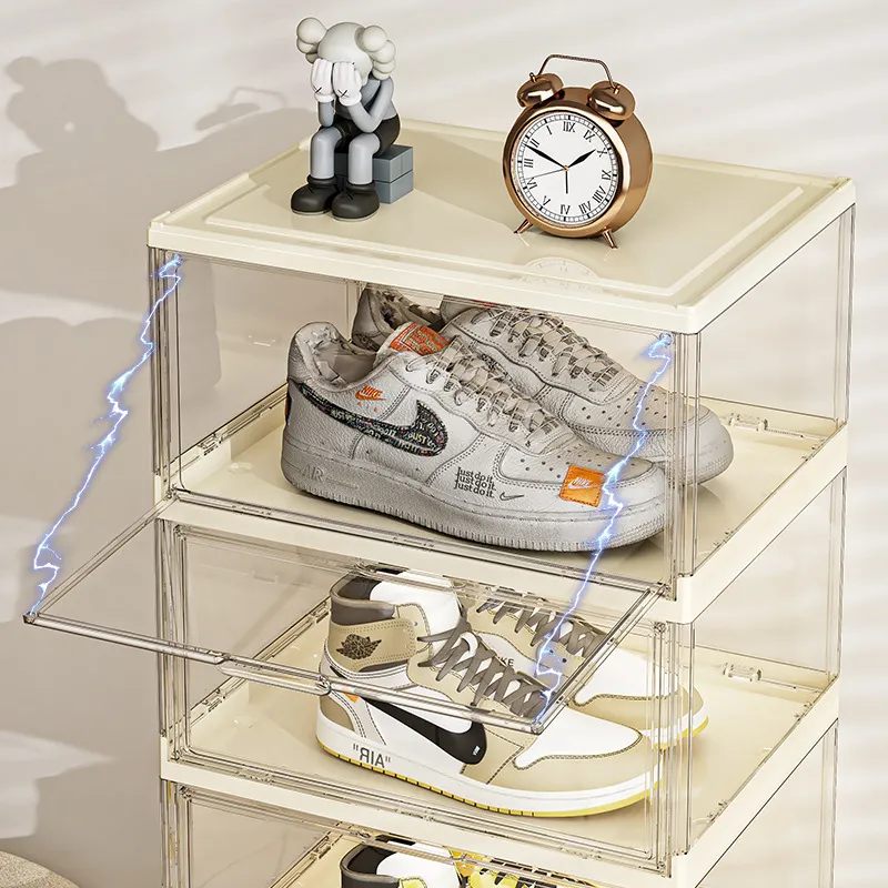 Transparent Acrylic Folding Sh - Shoe Box Display recension och pris