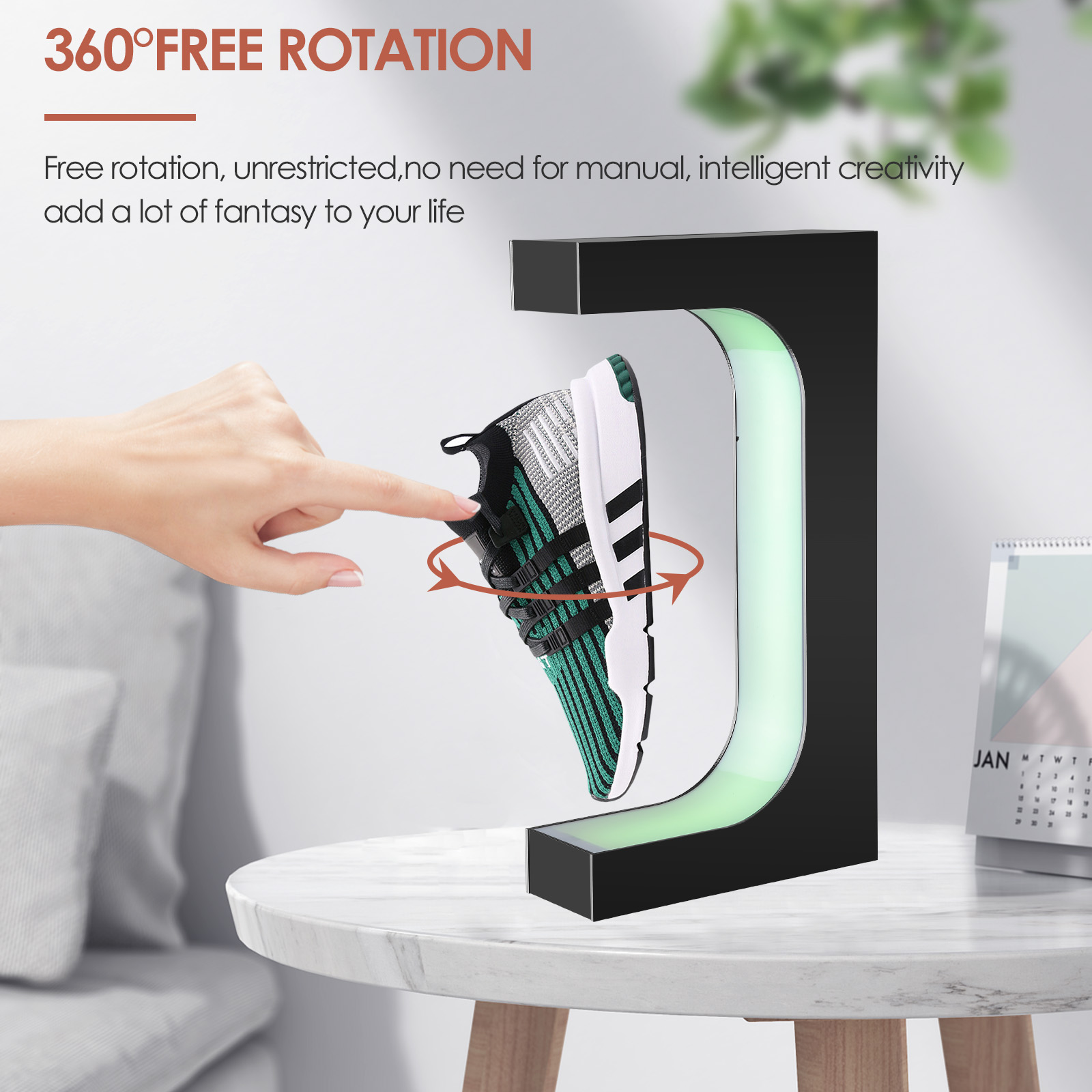 Floating Shoe Display Magnetic - Shoe Box Display recension och pris