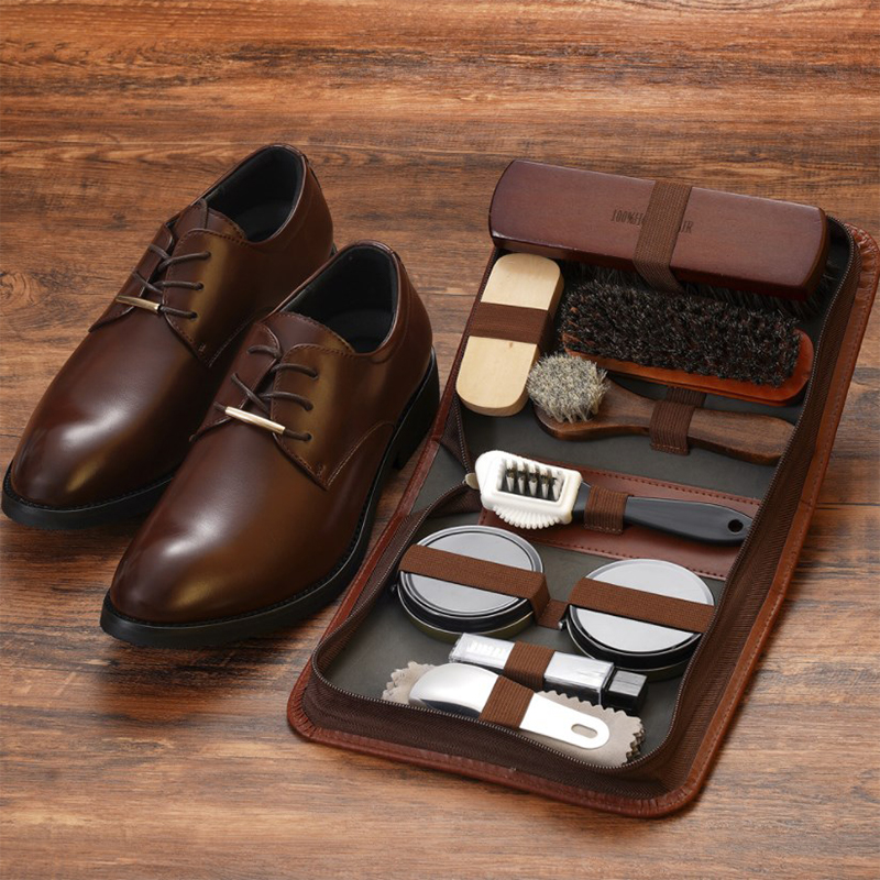HorseHair Shoe Brush Set Leath - Sneaker Leather Care recension och pris