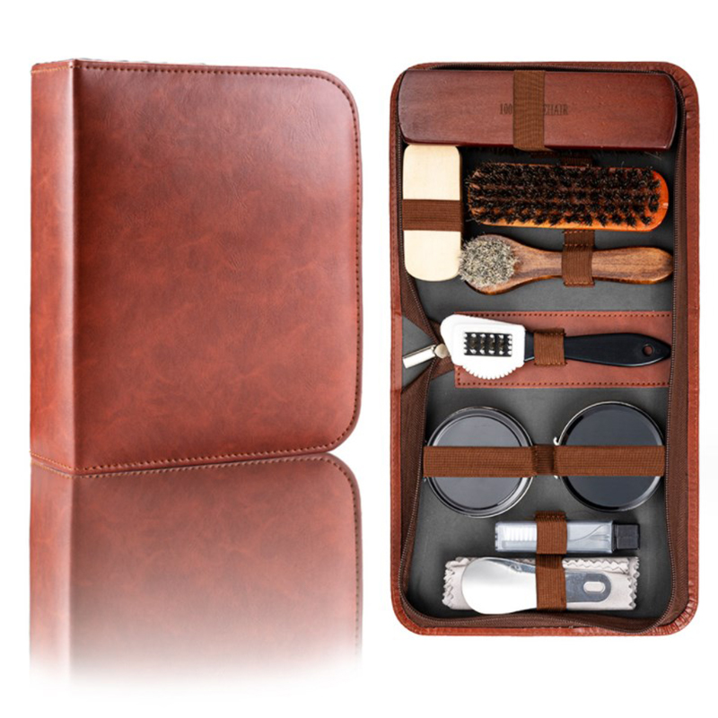 HorseHair Shoe Brush Set Leath - Sneaker Leather Care recension och pris