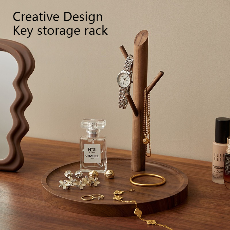 High quality beech/walnut desk - Shoe Box Display recension och pris