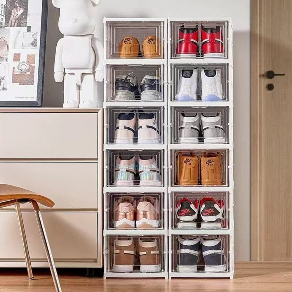 Dustproof 6 Layers Foldable Sh - Shoe Box Display recension och pris