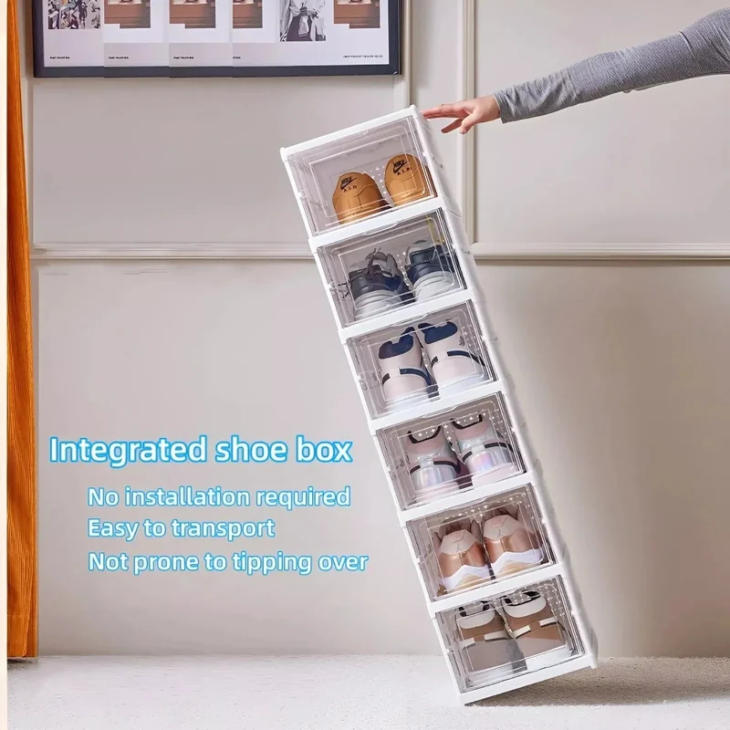 Dustproof 6 Layers Foldable Sh - Shoe Box Display recension och pris