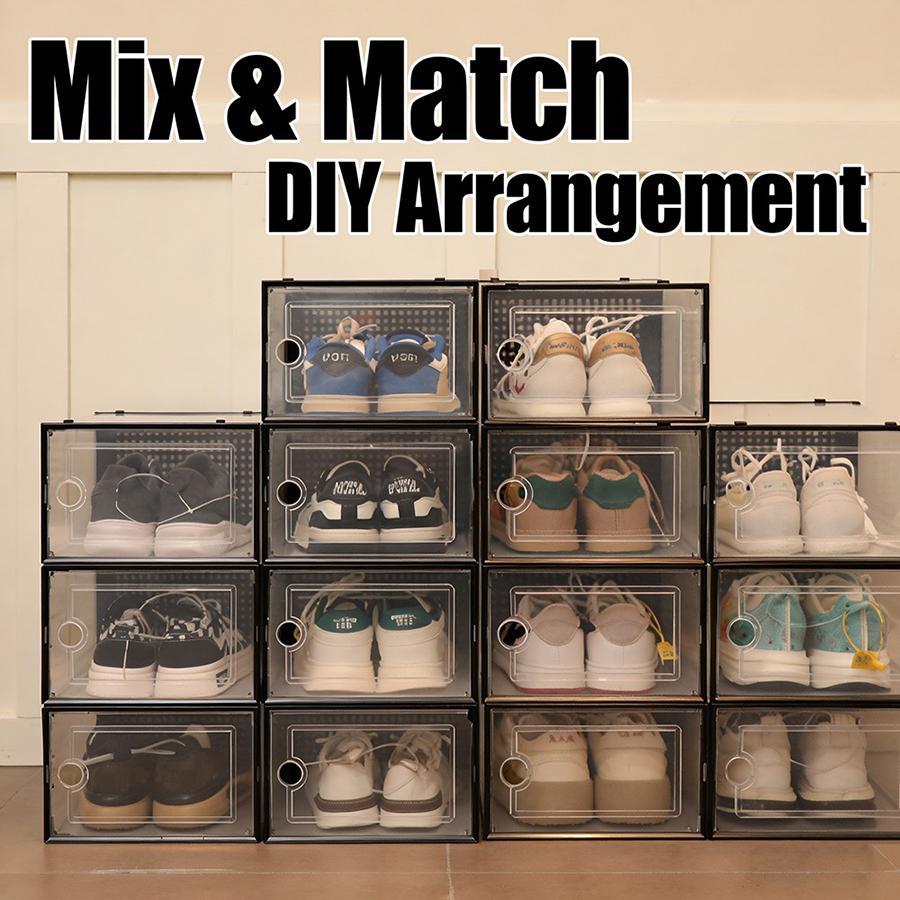 12/24/36 Pcs Extra Large Clear - Shoe Box Display recension och pris