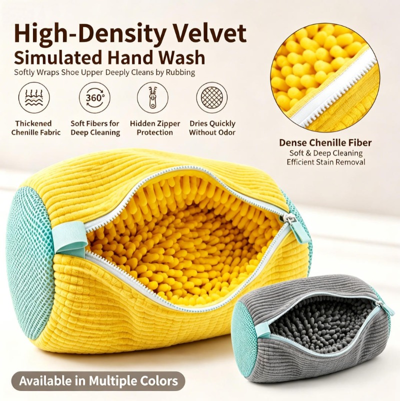 New Chenille Shoe Washing Bag, - Sneaker Care Laundry recension och pris